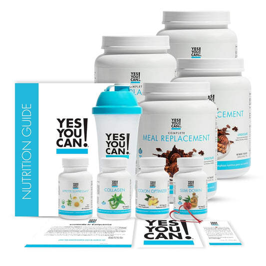 Complete Meal Replacement Kit - Meal Replacement Shake Powder & Natural Supplements, Nutritional Chocolate Meals (60 Servings)