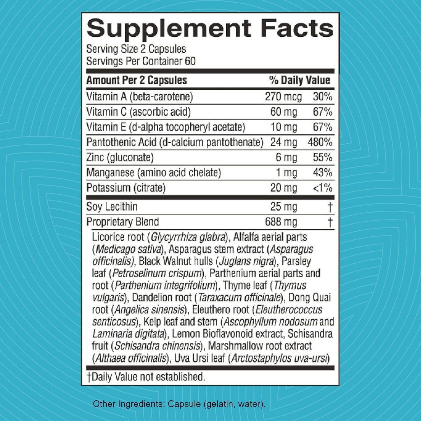 Complete Nutritional Support for Body Glands - Nature's Sunshine Master Gland 120 Capsules