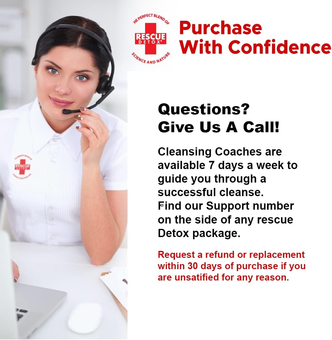 Complete Toxin Elimination with Rescue Detox 5 Day Detox +Plus Kit - 72ct Capsules