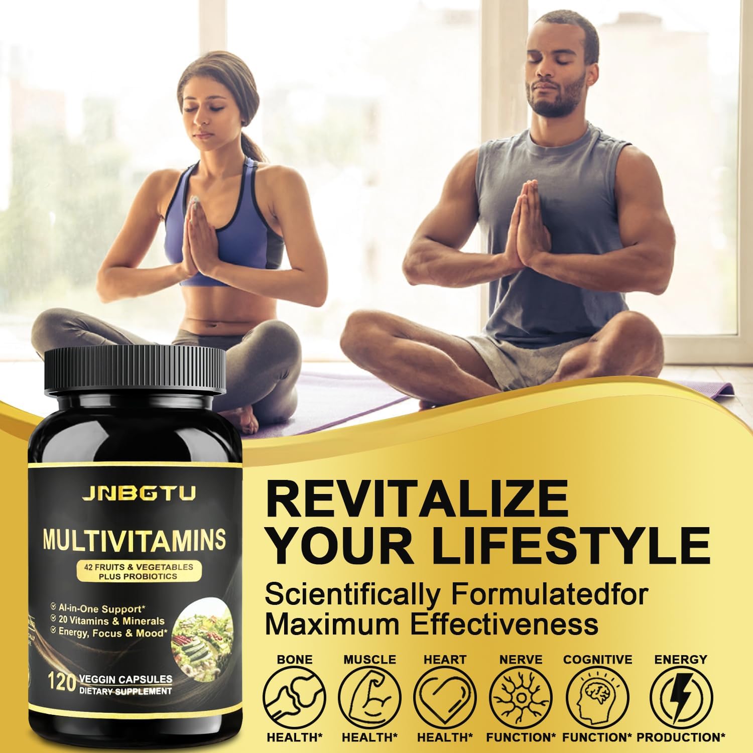 Complete Women's Wellness Multivitamin with Myo-Inositol, Magnesium Glycinate, D-Chiro Inositol, Omega-3, Zinc, Vitamin D3 - 240 Count