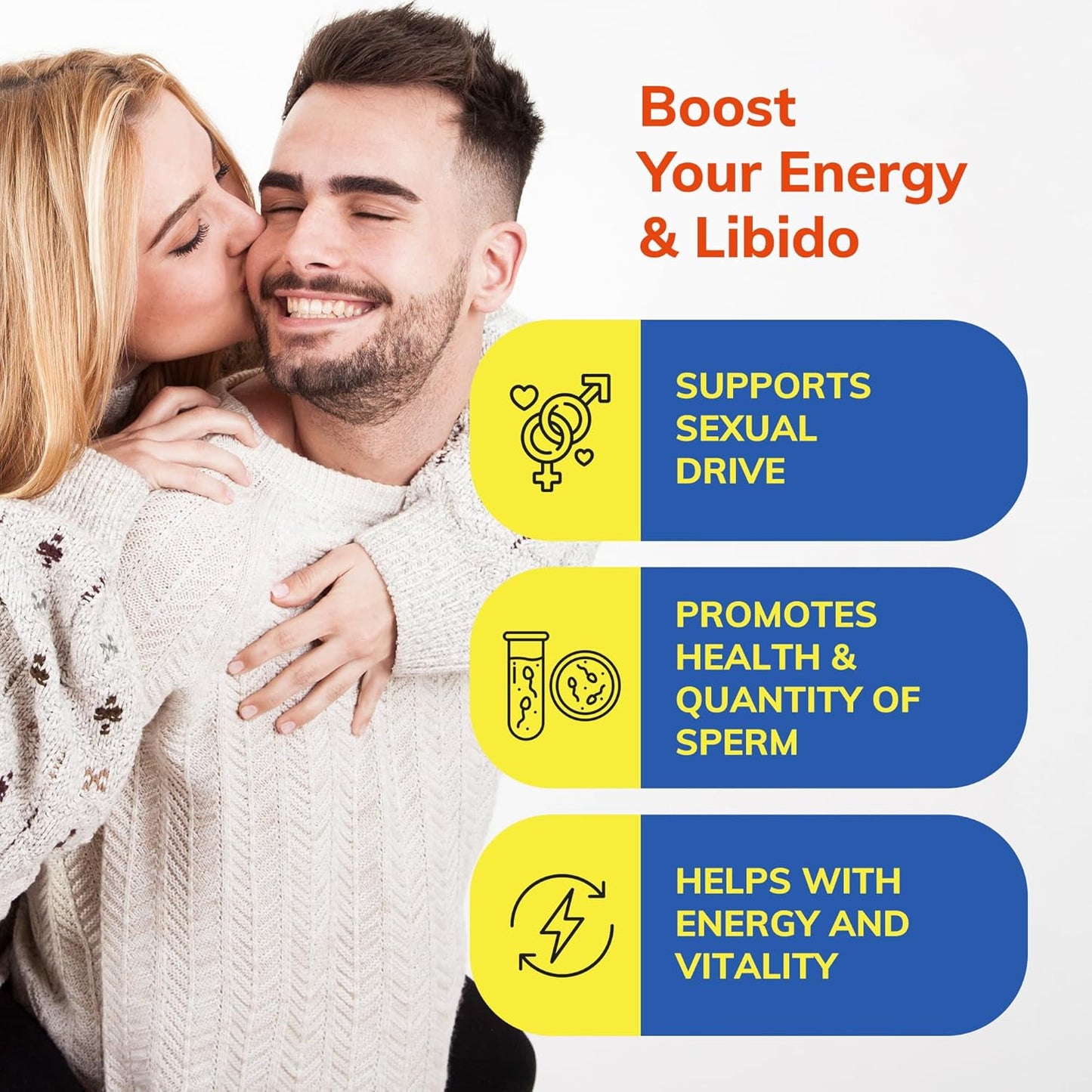 Conceive Plus Men's Fertility Bundle - 3 Month Supply of Vitamins & Lubricant