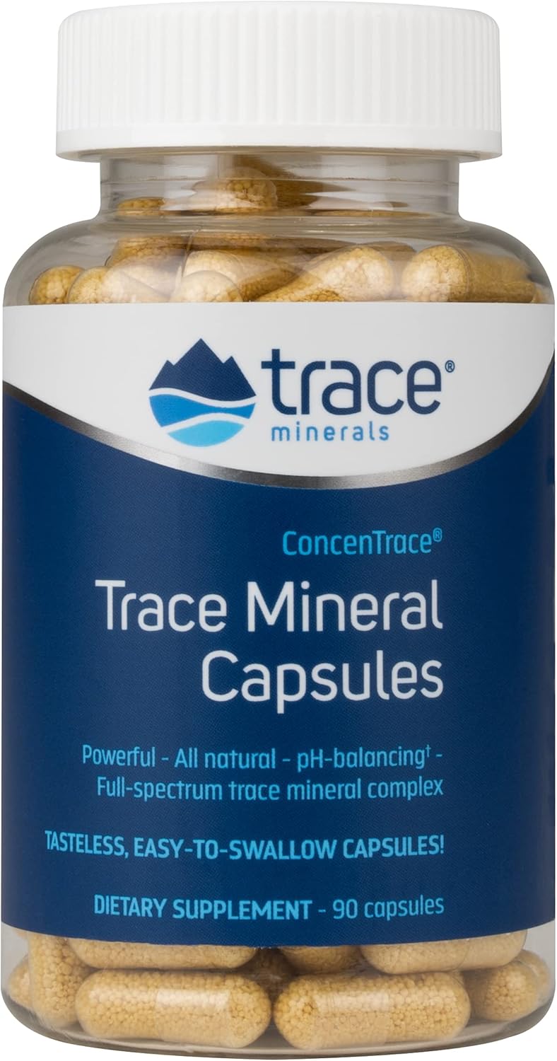 ConcenTrace Capsules: Bone Health & Energy Support - Electrolyte Supplement for Hydration - 90 Capsules