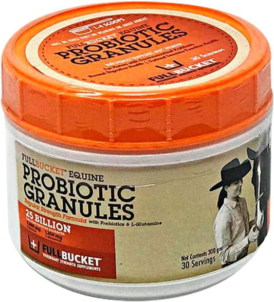 Concentrated Equine Probiotic Granules with Saccharomyces boulardii - 30 Servings, 25 Billion CFUs