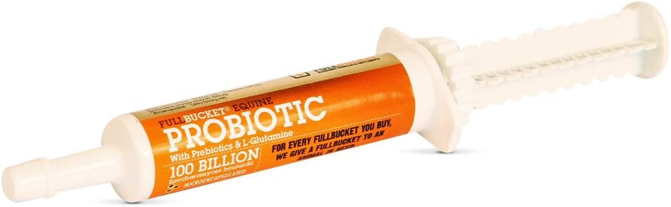 Concentrated Equine Probiotic Paste with 100 Billion CFUs for Daily Digestive Optimization, 1 Tube