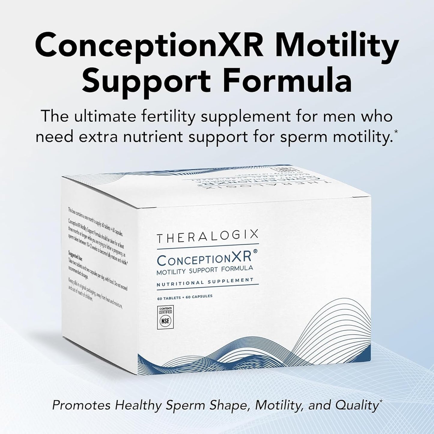 ConceptionXR Bundle with Motility Support Formula & NeoQ10, 270 Count (4 Pack) by Theralogix
