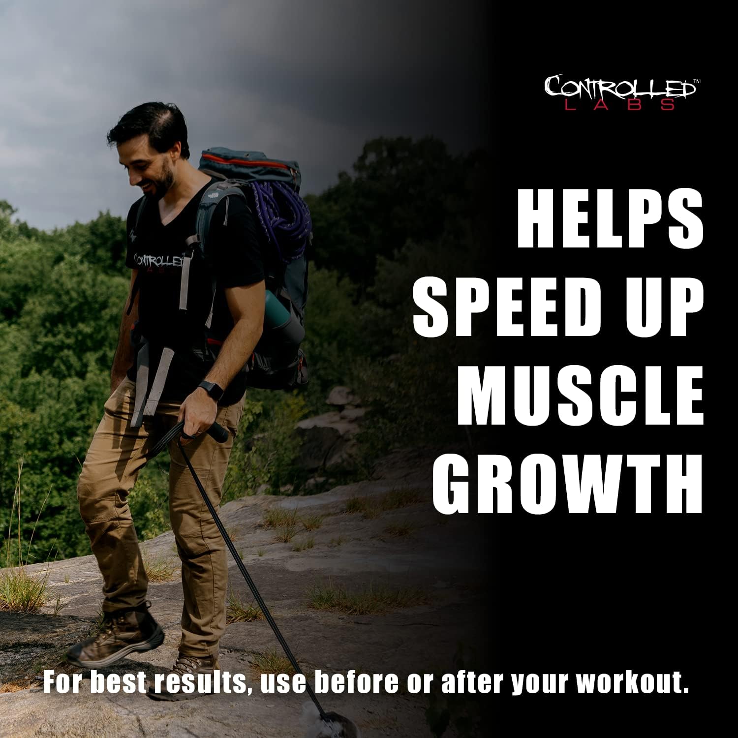 CONTROLLED LABS Green Magnitude Synergistic Creatine Supplement Powder - Sour Green Apple Flavor, 30 Servings - Boosts Strength, Stamina, Performance