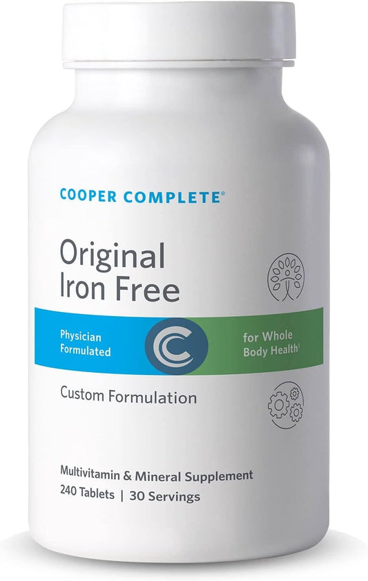 COOPER COMPLETE Original Multivitamin Iron-Free Supplement - 30 Day Supply