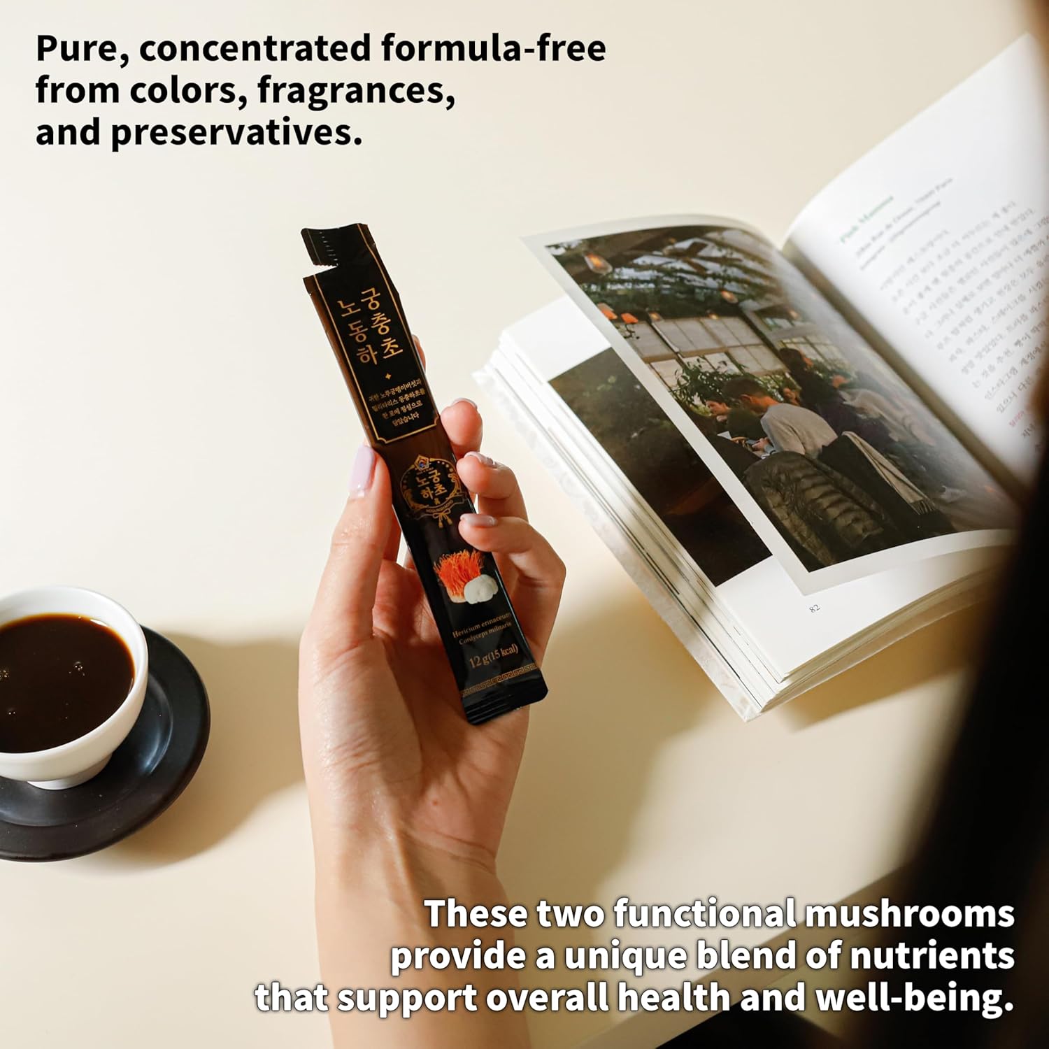 CordLion - Premium Cordyceps & Lion's Mane Supplement for Immune Support and Natural Energy, 30 Easy-to-Use Sticks