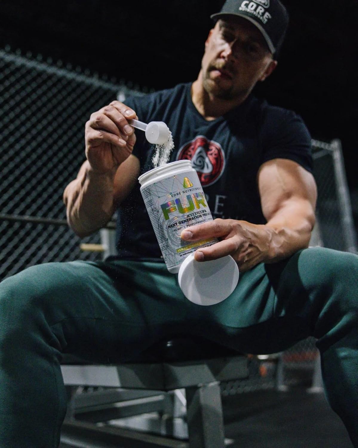 Core Nutritionals Fury V2 Pre-Workout Powder with Zum-XR® Caffeine, L-Citrulline, and Alpha GPC - The Big Crangrapple - 40 Servings