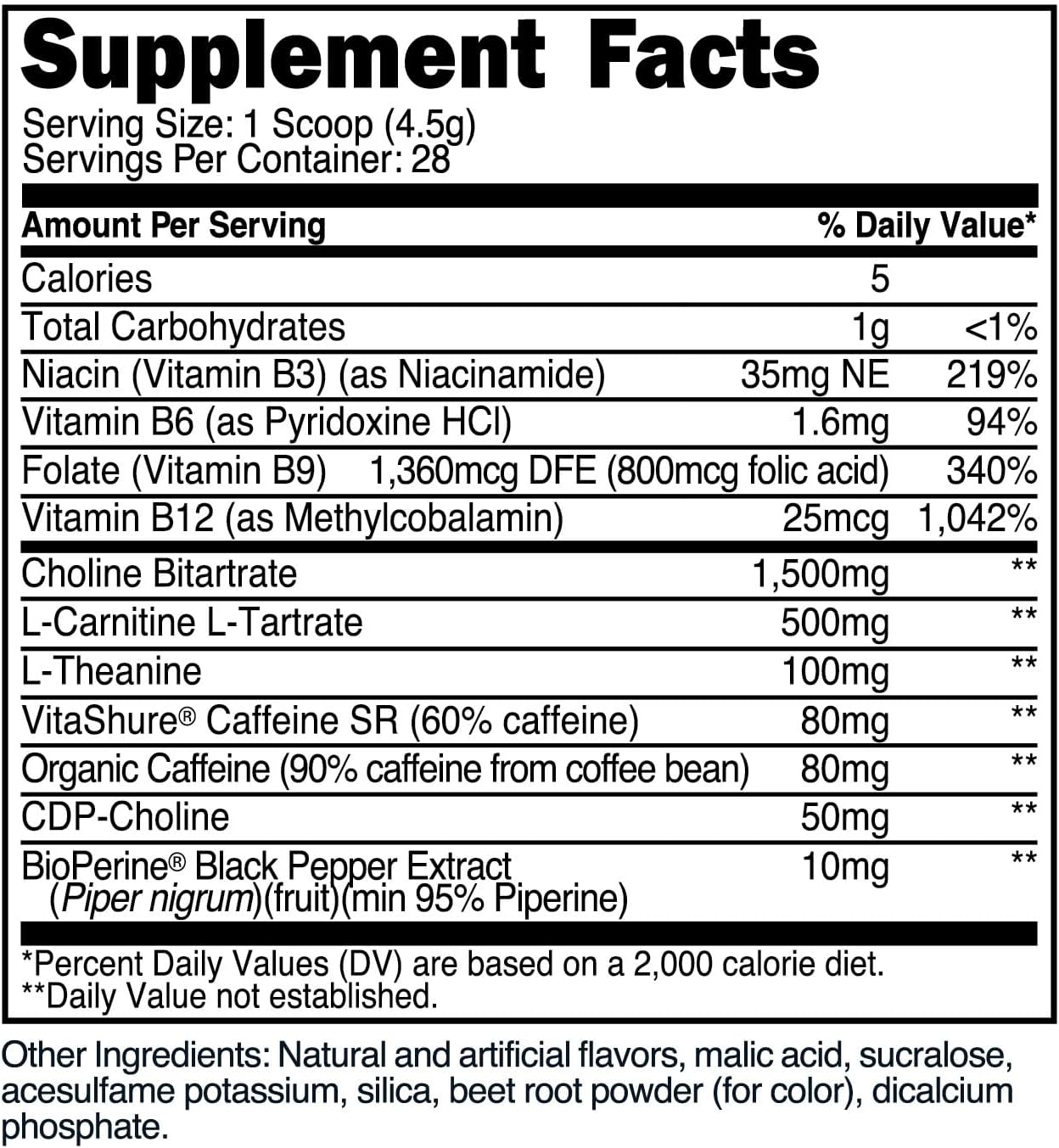 Cotton Candy TransformHQ Boost Shot - 28 Servings for Gluten Free Energy Without the Crash (Non-GMO)