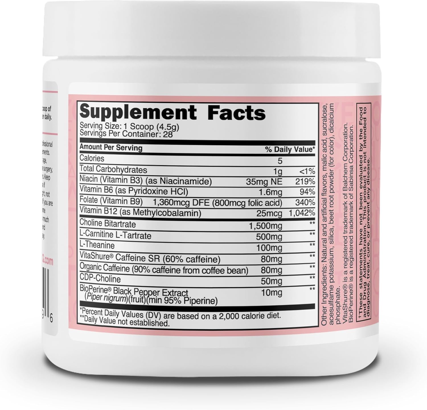 Cotton Candy TransformHQ Boost Shot - 28 Servings for Gluten Free Energy Without the Crash (Non-GMO)