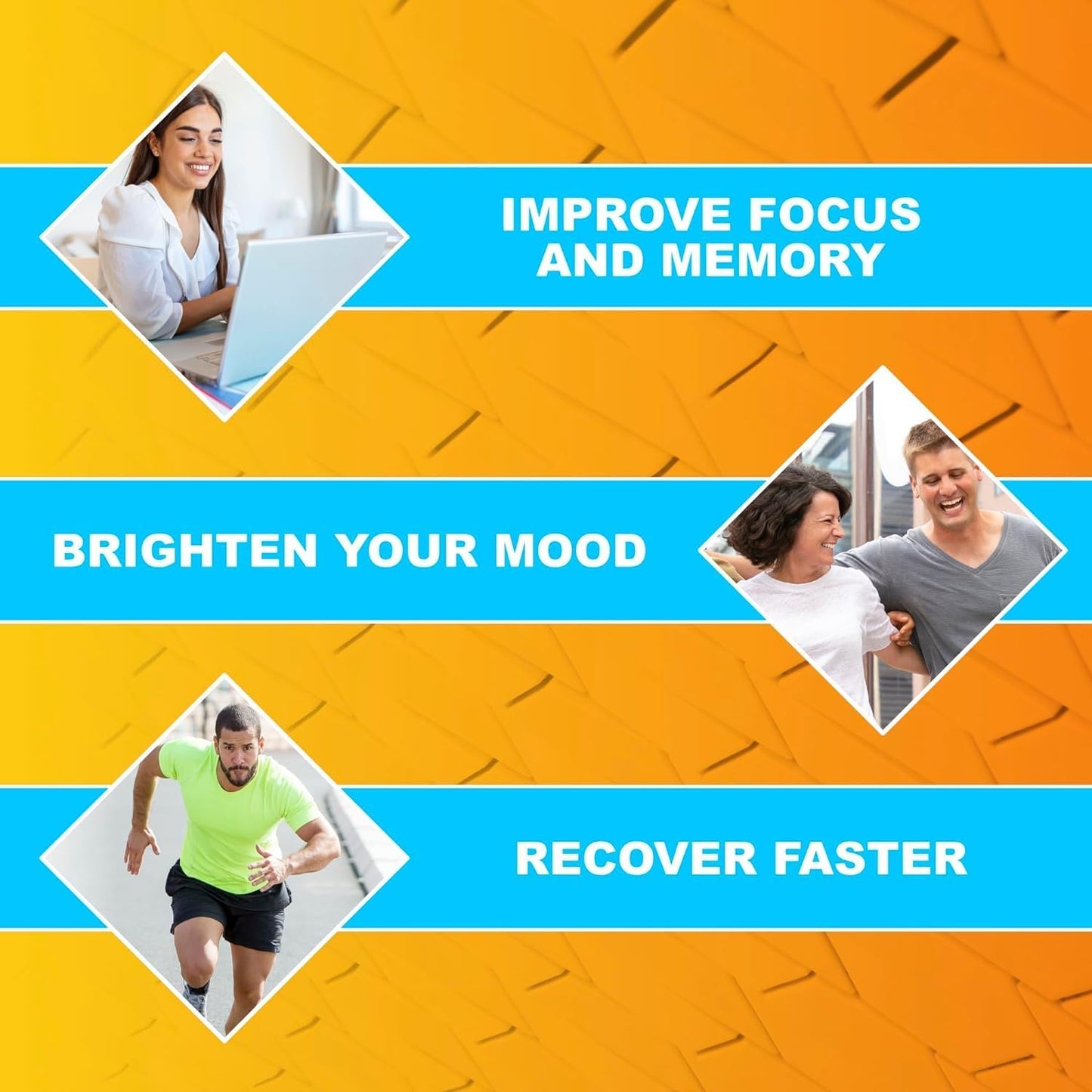 Cover Three Brain Assist: Nutritional Brain Supplement with Curcumin & Uridine, Liquid Formula for Memory & Focus (6 Boxes)