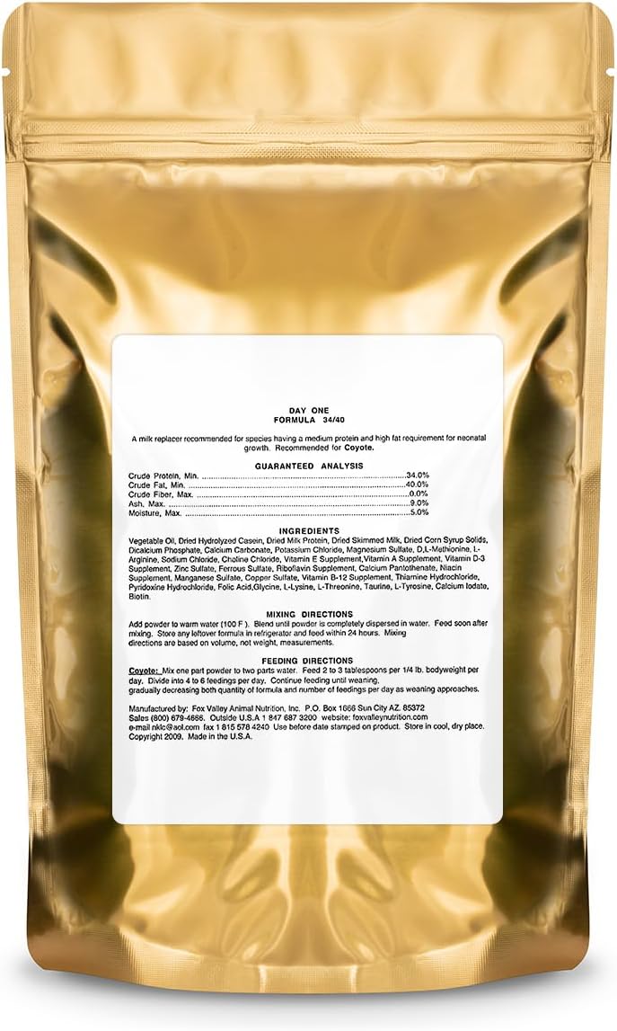 Coyote Formula 34/40 - Fox Valley Day-One - 16 oz Powder Formula