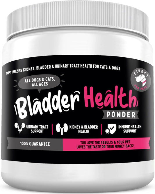 Cranberry & D-Mannose Powder for Pet UTI & Bladder Health - 120g Supplement for Dogs & Cats - Supports Kidney & Urinary Tract Health