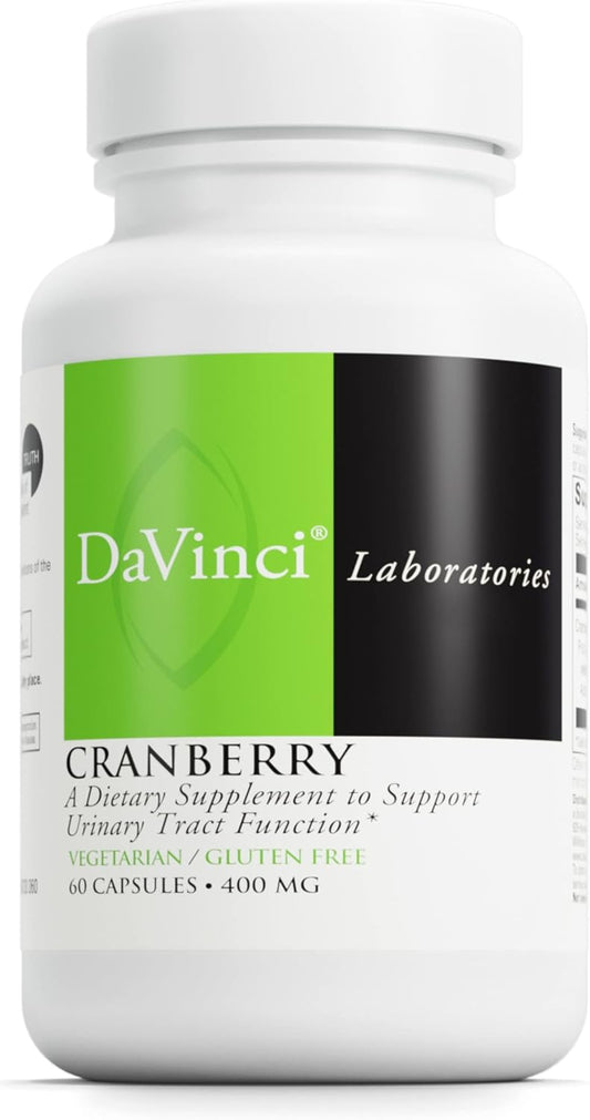 Cranberry Extract Capsules for Urinary Tract Health Support - Vegetarian & Gluten-Free - 60 Count