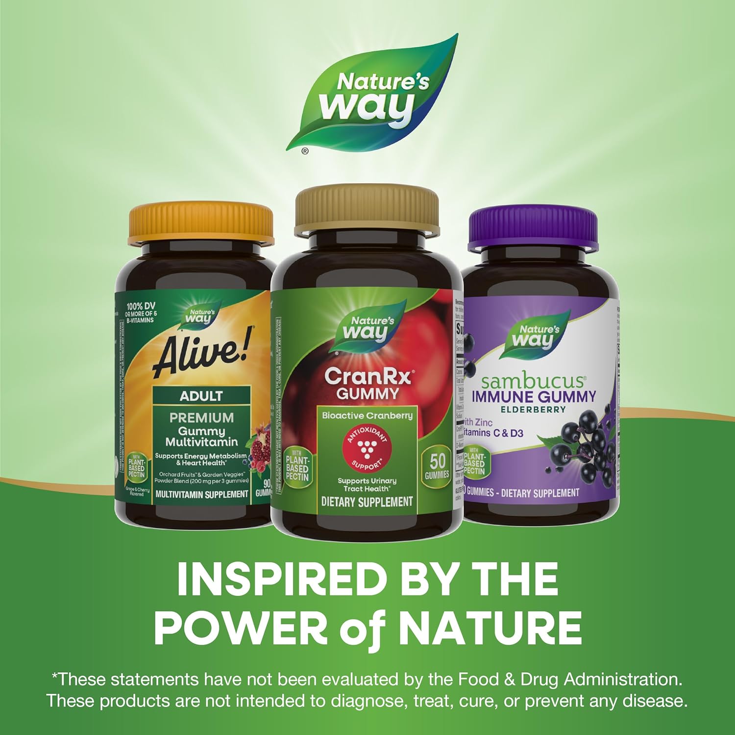 CranRx Cranberry Gummies for Urinary Tract Health Support - Whole Cranberry Fruit Concentrate with D-Mannose and Vitamin C, 50 Gummies