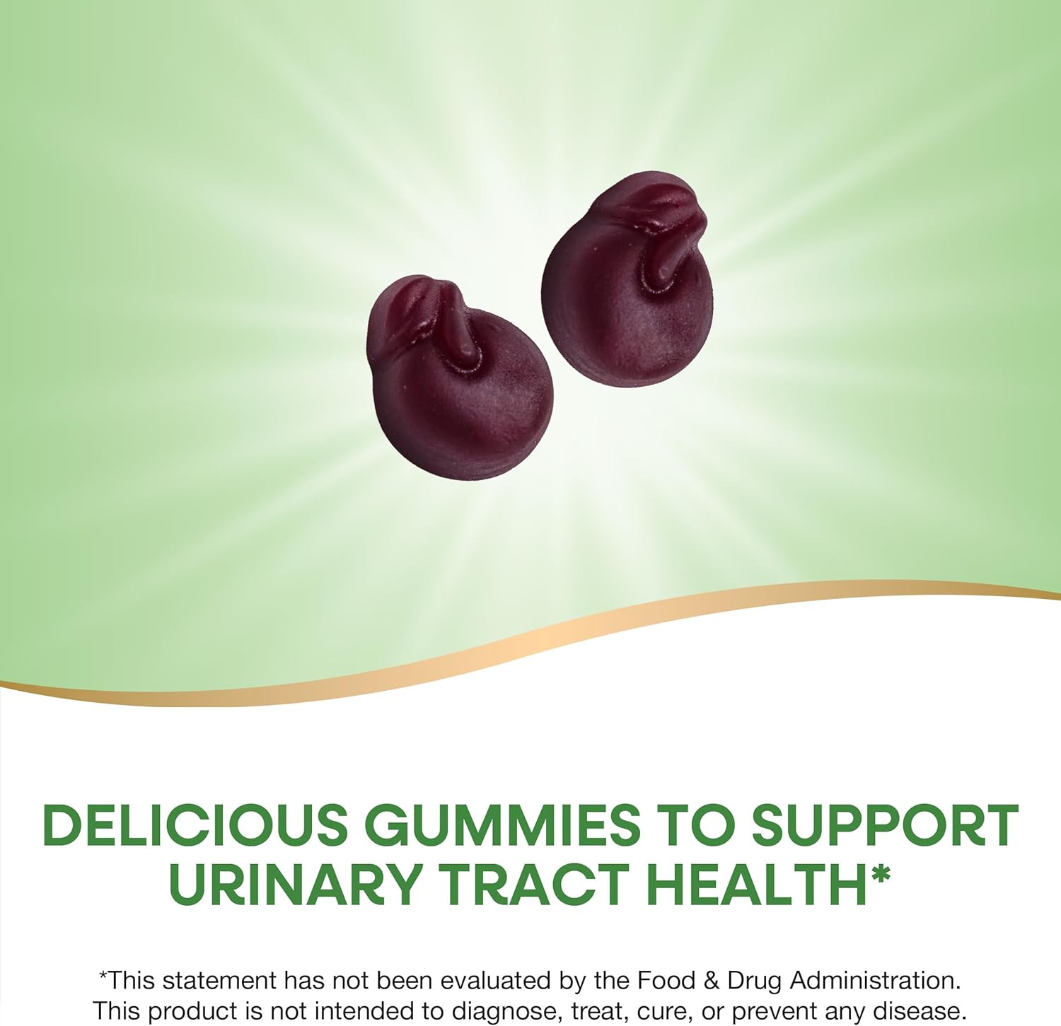 CranRx Cranberry Gummies with D-Mannose and Vitamin C for Urinary Tract Health, 60 Gummies