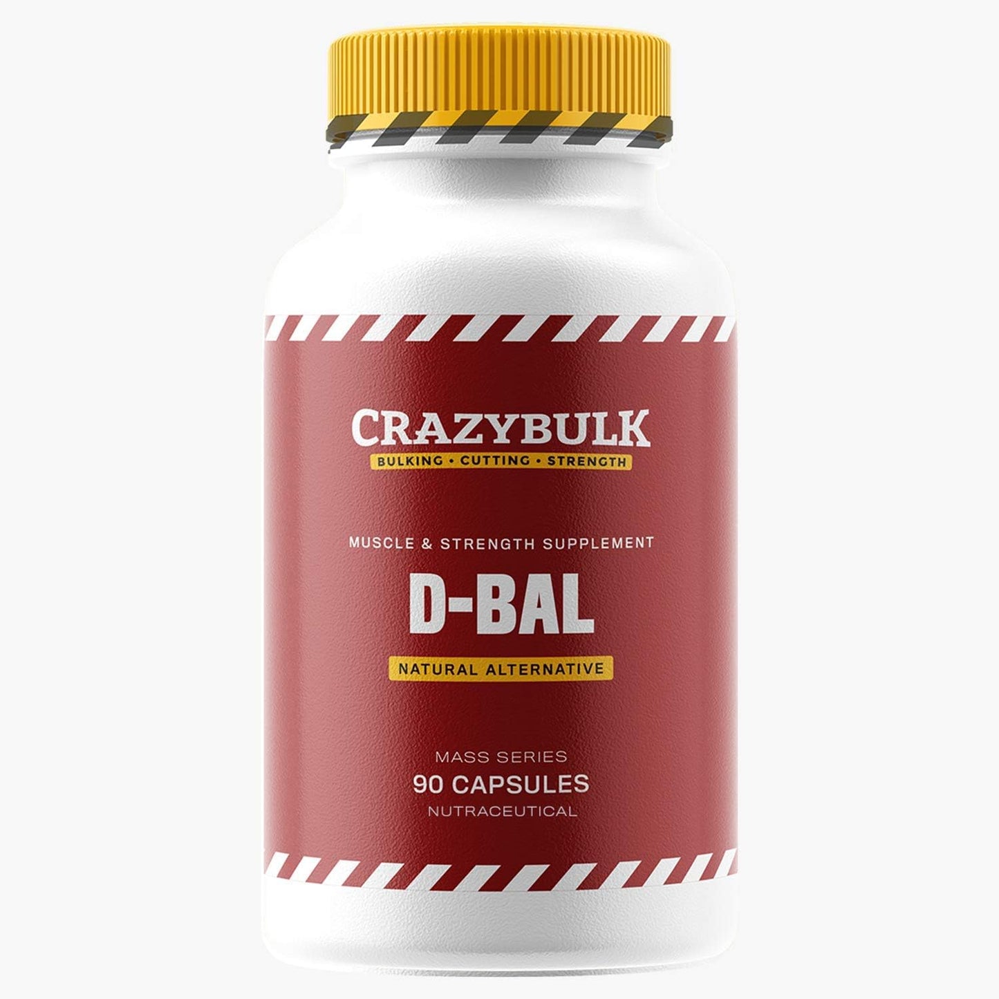 CrazyBulk D-BAL Muscle Builder for Strength Gain - 90 Capsules