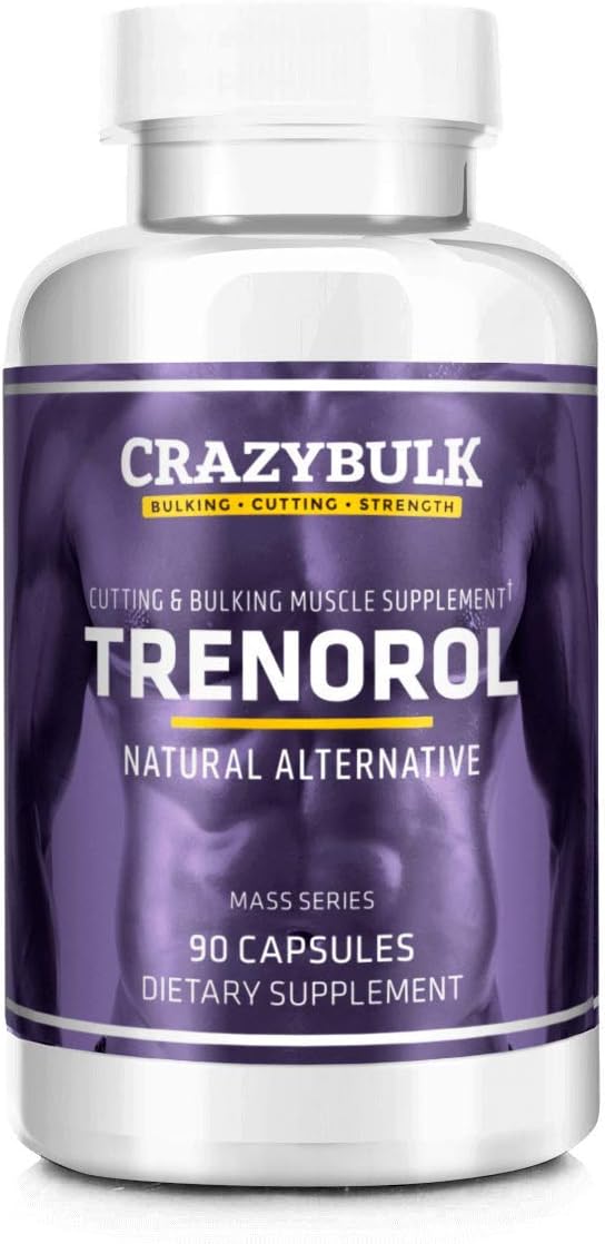 CrazyBulk Trenorol: Natural Bodybuilding Supplement for Muscle Gain, Strength, and Conditioning - 90 Capsules