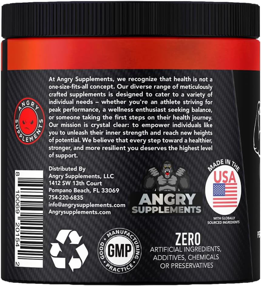 Crea-Test: Creatine Monohydrate & Test Booster Powder for Men with D-Aspartic Acid, Zinc & Magnesium - 360g, 60 Servings