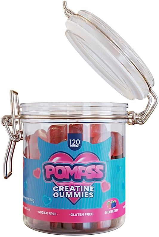 Creatine Monohydrate Gummies for Men & Women | 5g Creatine per Serving | Mixberry Flavor | 120 Count
