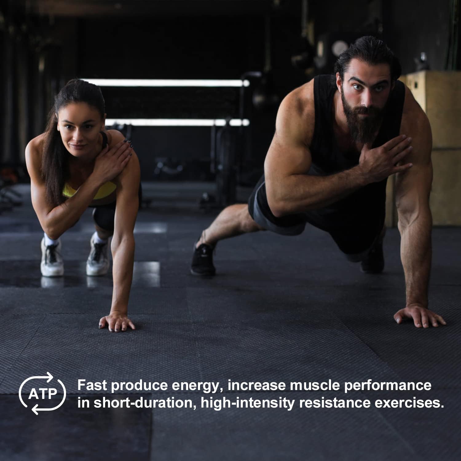 Creatine Monohydrate Gummies for Muscle Gain & Energy - Sugar Free, Gluten Free, Non-GMO - 30 Servings, 5g per Serving