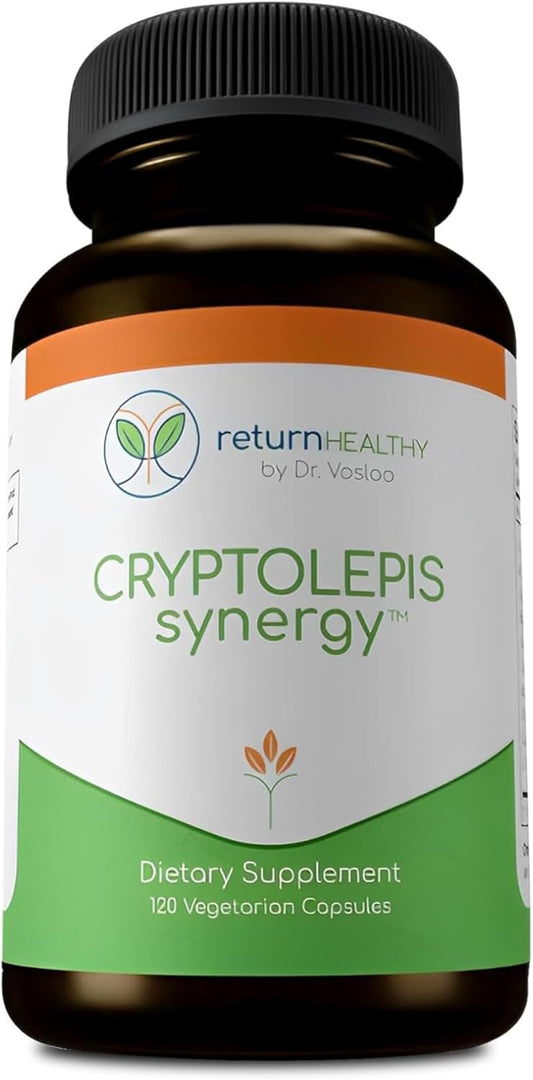 Cryptolepis Synergy: Immune System Booster & Liver Support Supplement for Adults - 120 Capsules