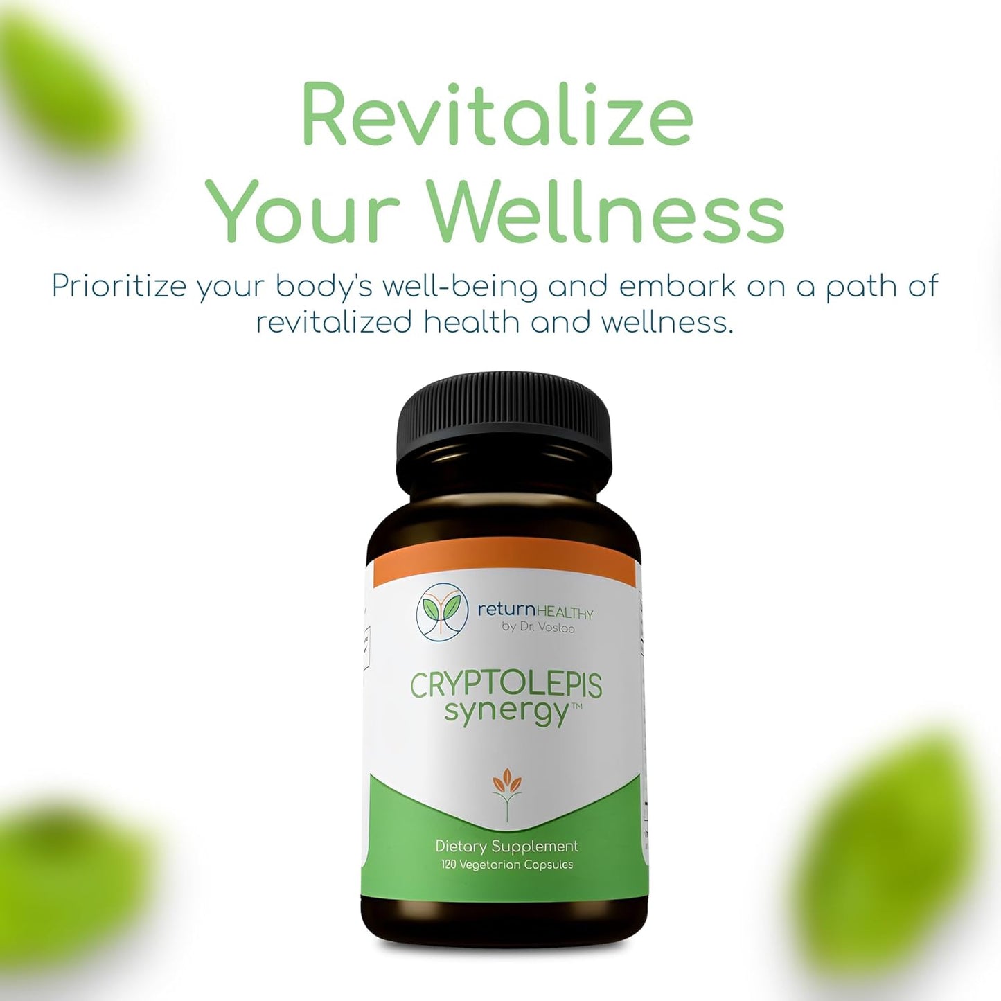 Cryptolepis Synergy: Immune System Booster & Liver Support Supplement for Adults - 120 Capsules