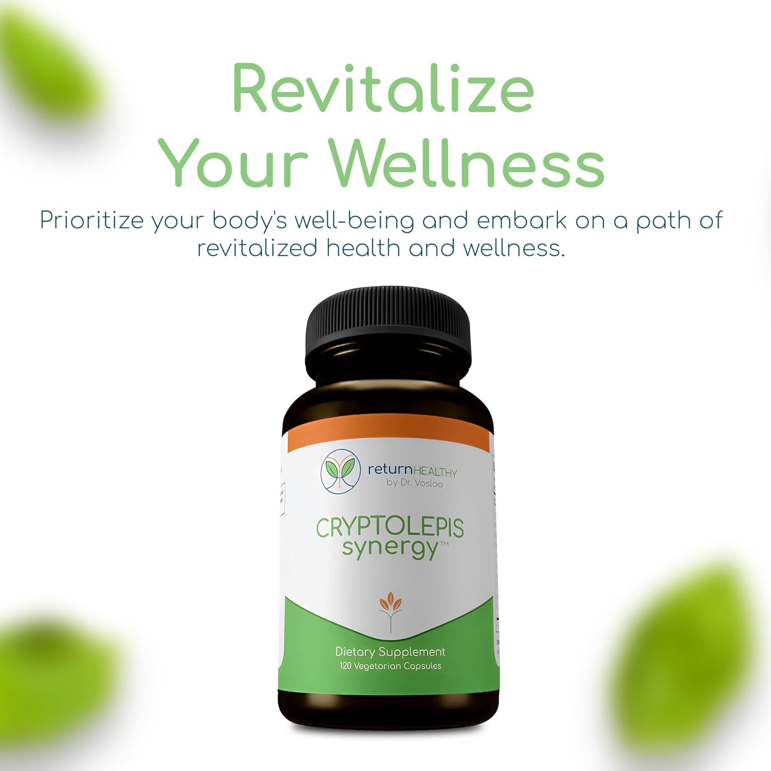 Cryptolepis Synergy: Immune System Booster & Liver Support Supplement for Adults - 120 Capsules