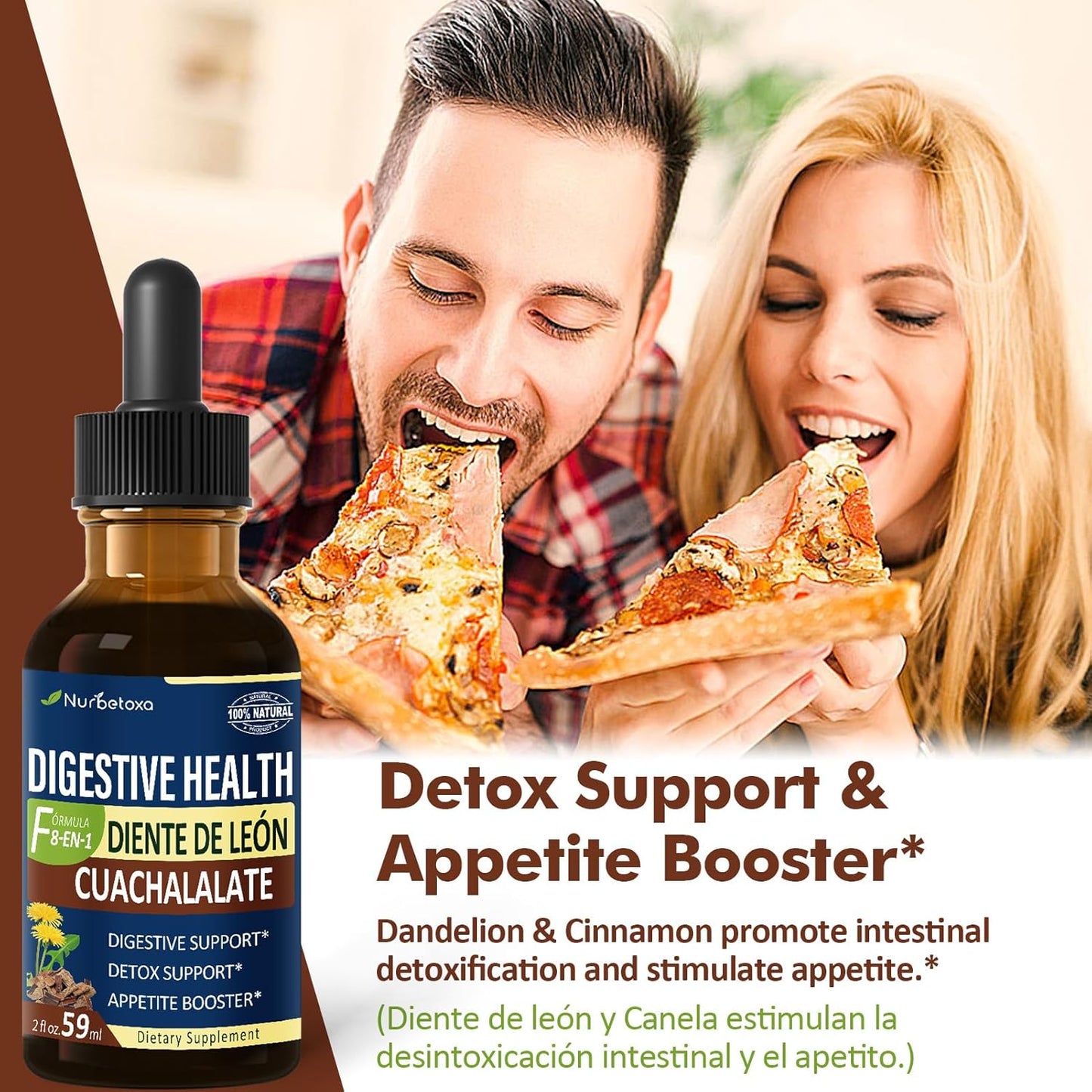 Cuachalalate Digestive Health Drops for Gut Detox & Stomach Ulcer Support - 2oz