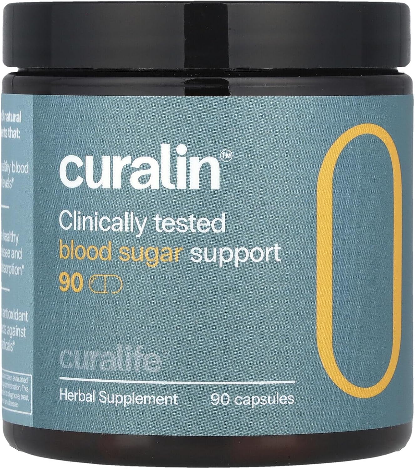 CuraLife Blood Sugar Advanced Supplement - 90 Capsules (Pack of 1) for Blood Sugar Support