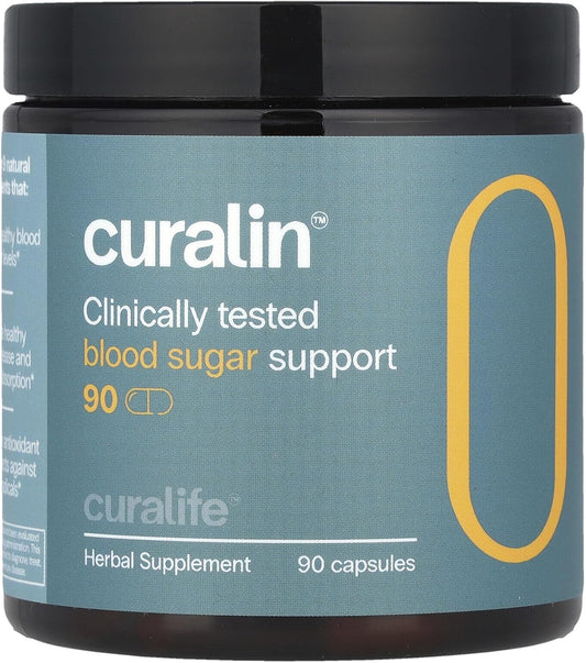 CuraLife Blood Sugar Advanced Supplement - 90 Capsules (Pack of 1) for Blood Sugar Support