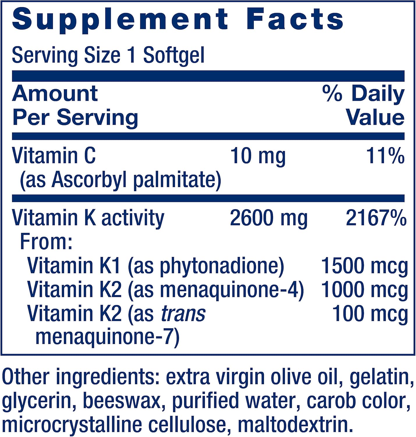 Curcumin Elite Turmeric Extract & Super K for Life Extension