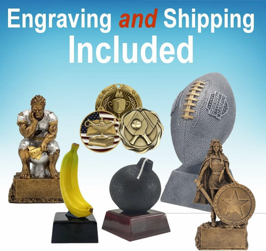 Customizable Fantasy Football Monster Trophy - Engraved Beast Award - 6.75" or 9" Tall - Celebrate Domination - Decade Awards