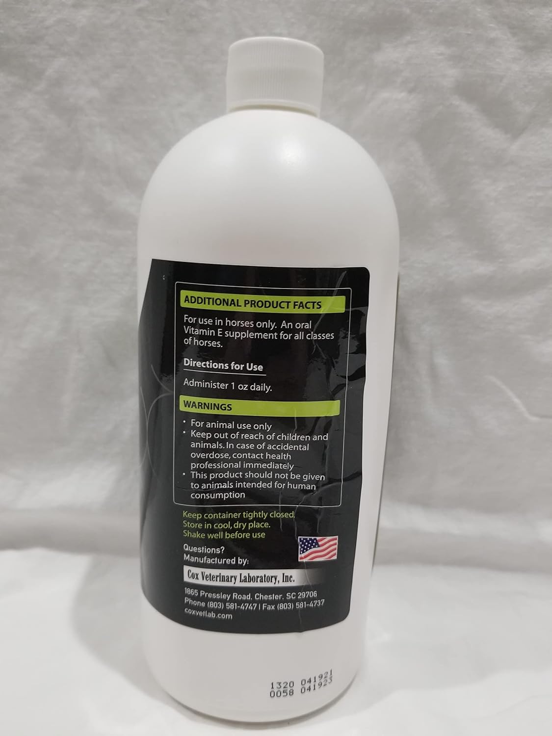 CVL-E Quart 32 FL Oz by Cox Veterinary Labs, Inc. - Pack of 1