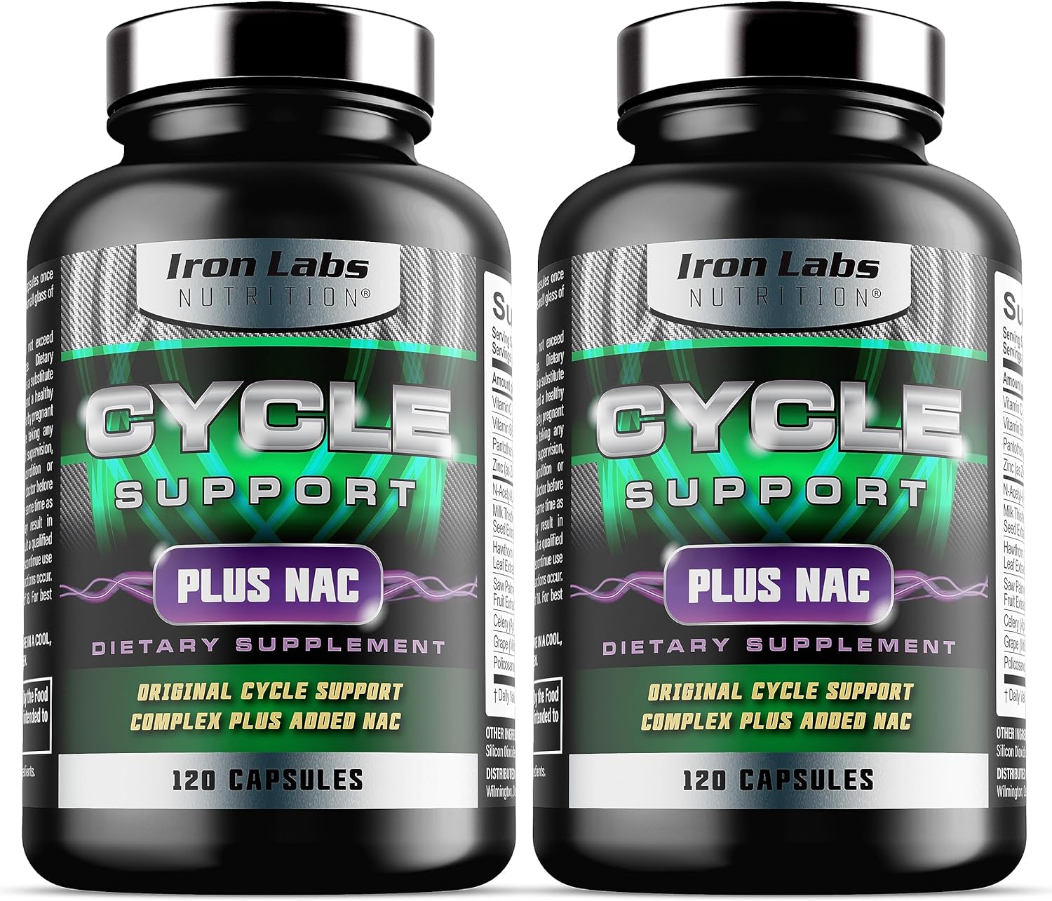 Cycle Support Plus NAC - On Cycle Support for Men - Iron Labs Nutrition (240 Capsules)