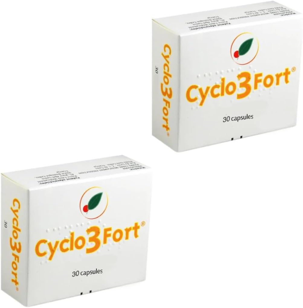 Cyclo3 Fort 60 Capsules - White, Natural Circulation Support Supplement