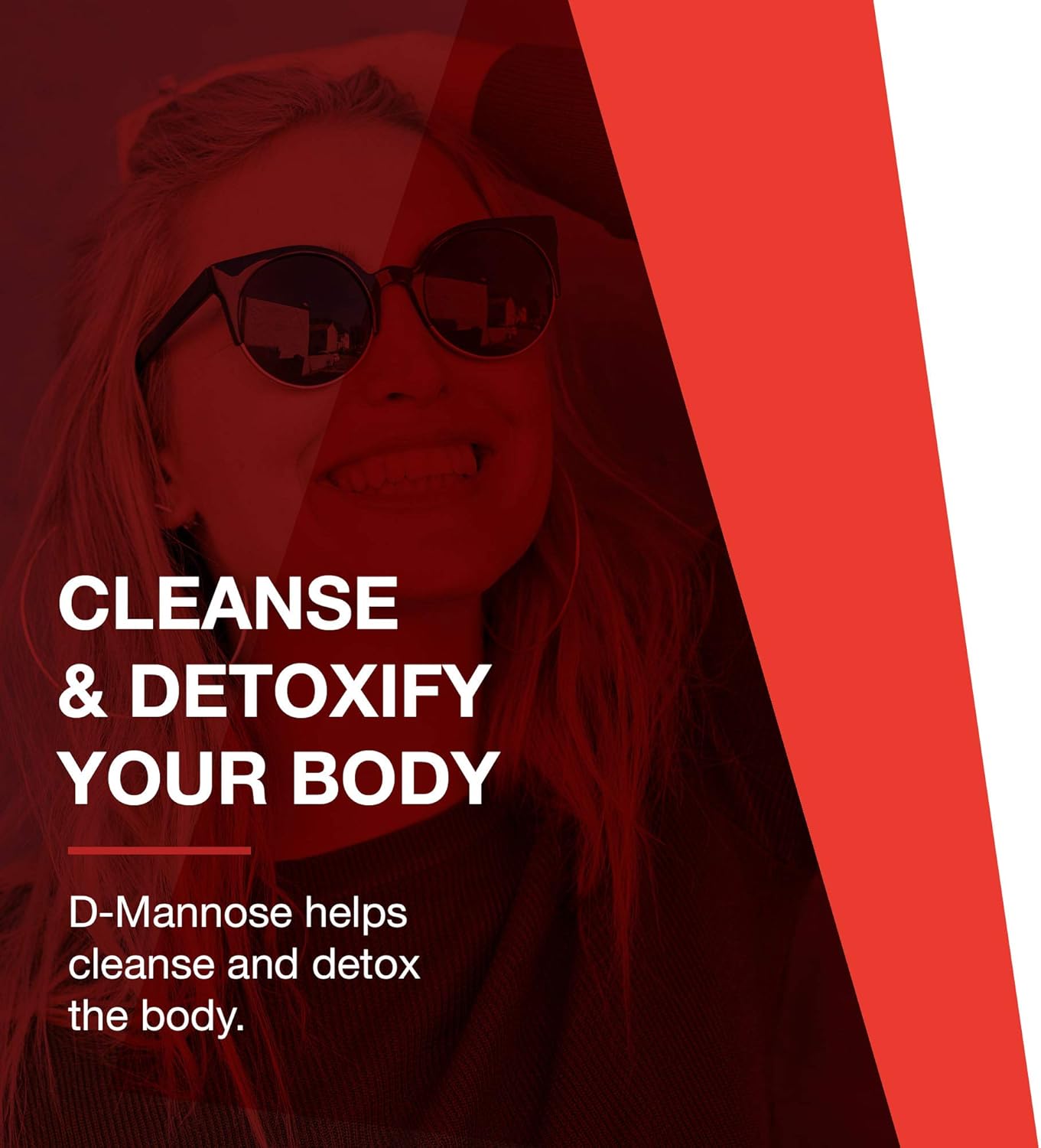 D-Mannose Powder for Urinary Tract Support - 2g per Serving - Bladder Cleanse - Kosher & Non-GMO - 3 oz - Men & Women