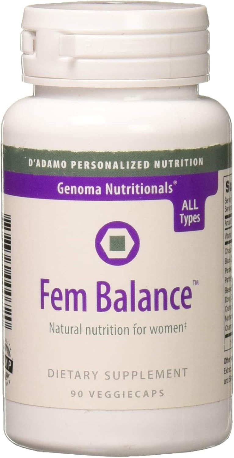 D'Adamo Fembalance Personalized Nutrition Supplement - 90 Count