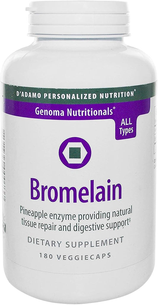 D'Adamo Nutrition Bromelain Supplement 180 Capsules - Personalized Nutrition