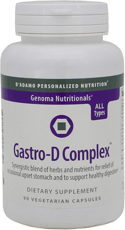 D'Adamo Personalized Nutrition Gastro-D Complex Capsules - 2 Pack, 90 Count