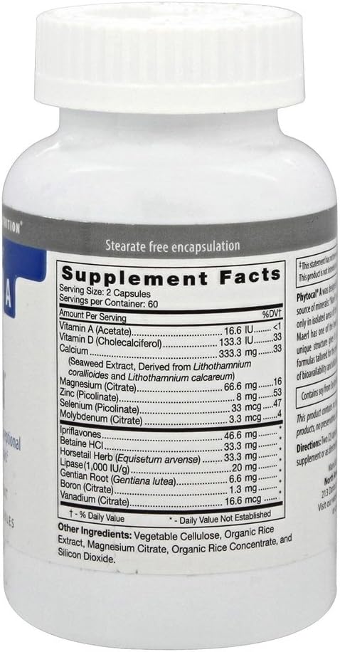 D'Adamo Personalized Nutrition Phytocal A Vitamin Capsules - 120 Count