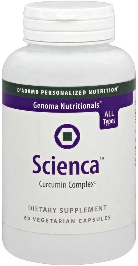D'Adamo Personalized Nutrition Scienca 60 Vegetarian Capsules - Blood Type Specific Supplements