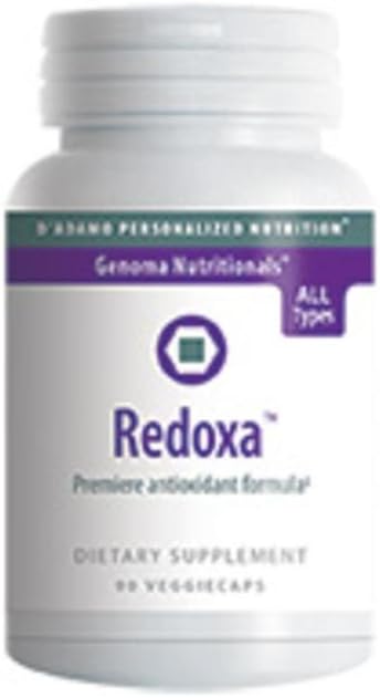 D'Adamo Redoxa 90 Vcaps - Personalized Nutrition Formula for Overall Health & Wellness