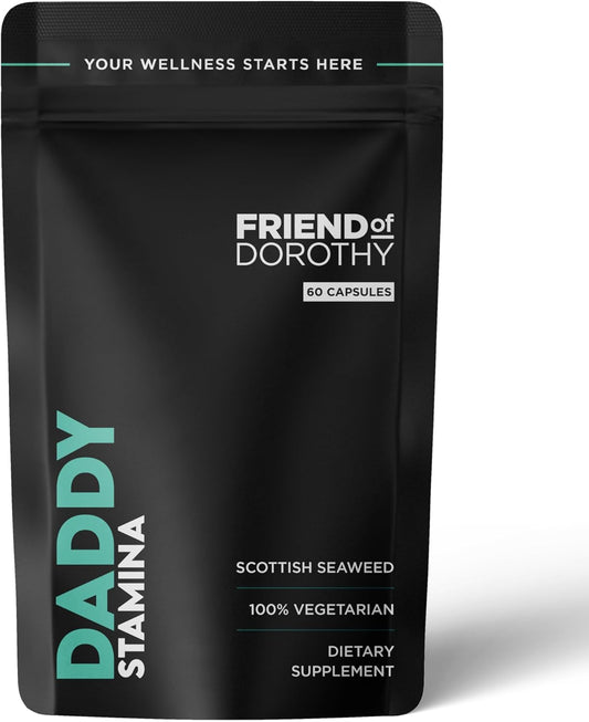 Daddy Stamina Sea Moss Capsules - Natural Energy & Skin Health Supplement for Men - Ultimate Anti-Aging Seaweed Supplement