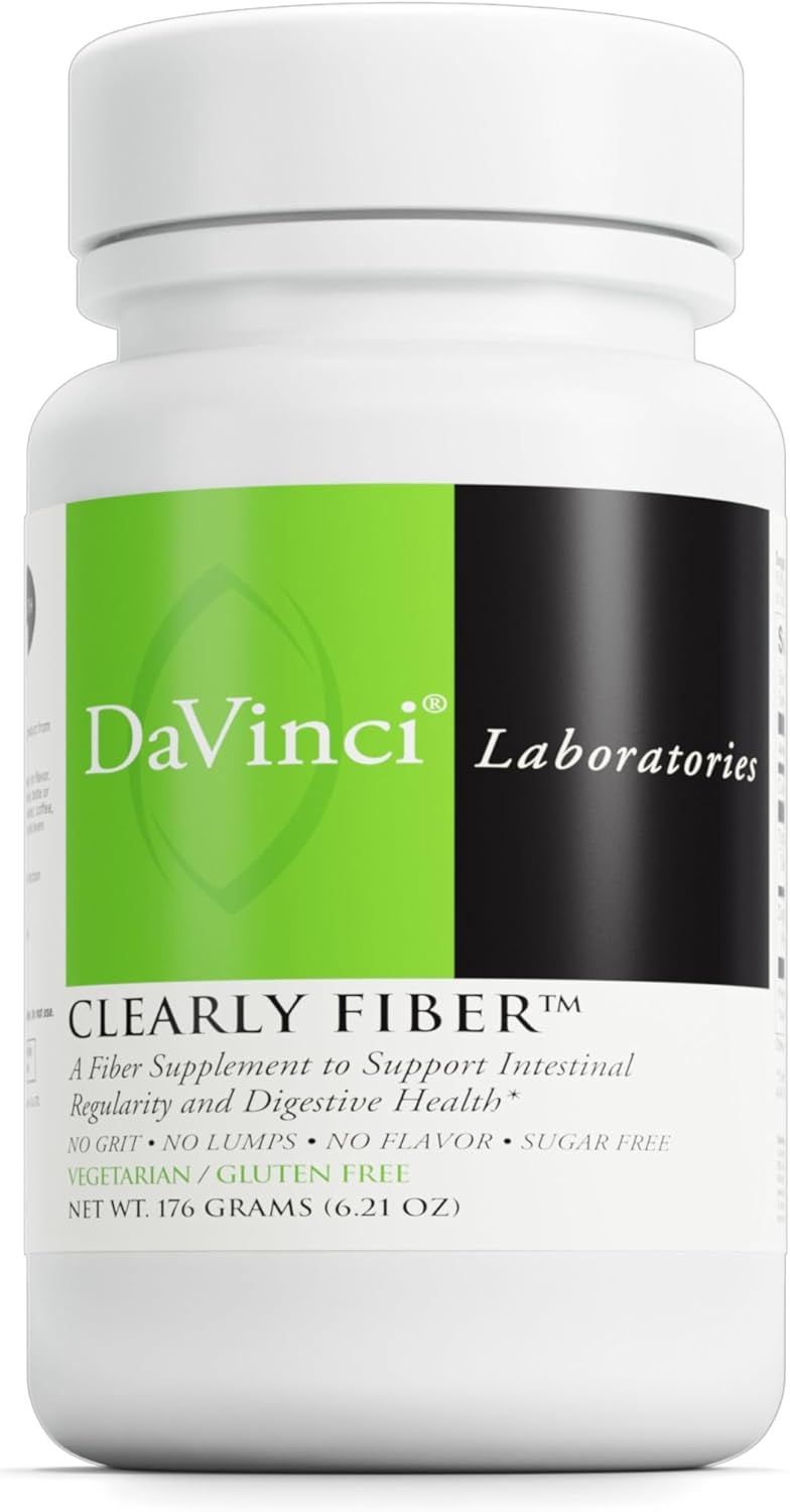 Daily Fiber Powder for Digestion Support & GLP-1 Production - Tasteless Drink Mix - Fiber Supplement for Men & Women - Vegetarian, Gluten-Free - 30 Servings