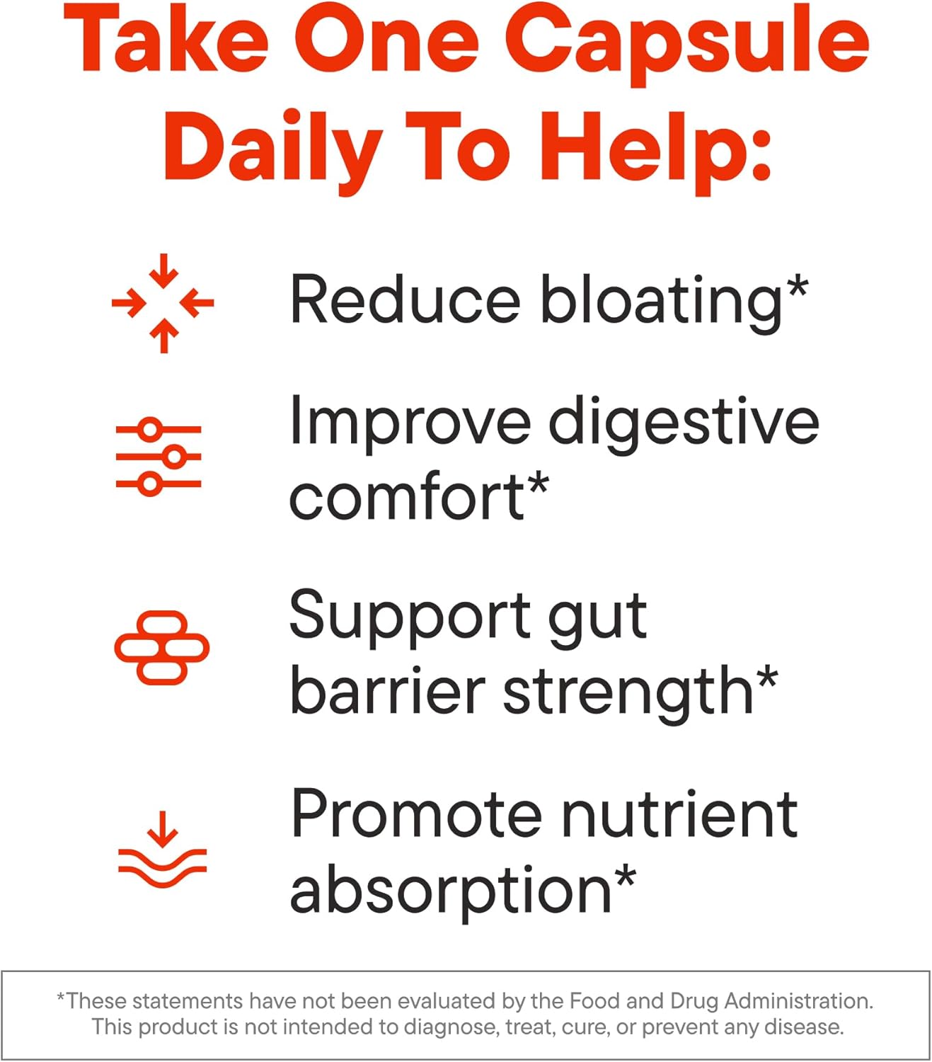 Daily Nouri Digestion Probiotic Capsules for Gut Health, Gas & Bloating Relief - Women & Men - 3 Probiotic Strains & Vegan Omega Oil - 30-Day Supply