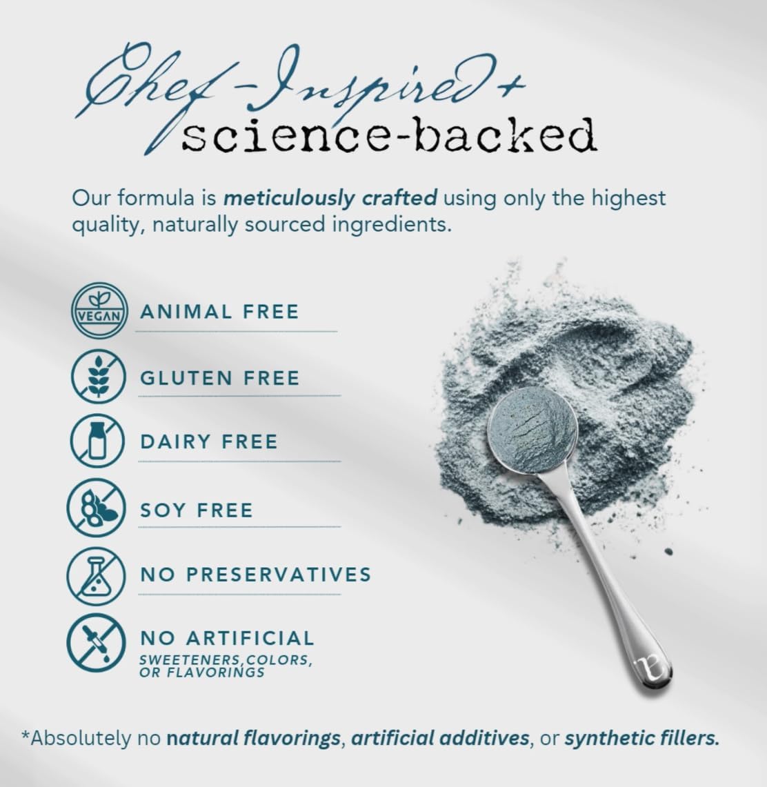 Daily Superfood Complex Powder with 60+ Vitamins, Minerals, Stress Adaptogens, Probiotics - 30 Servings