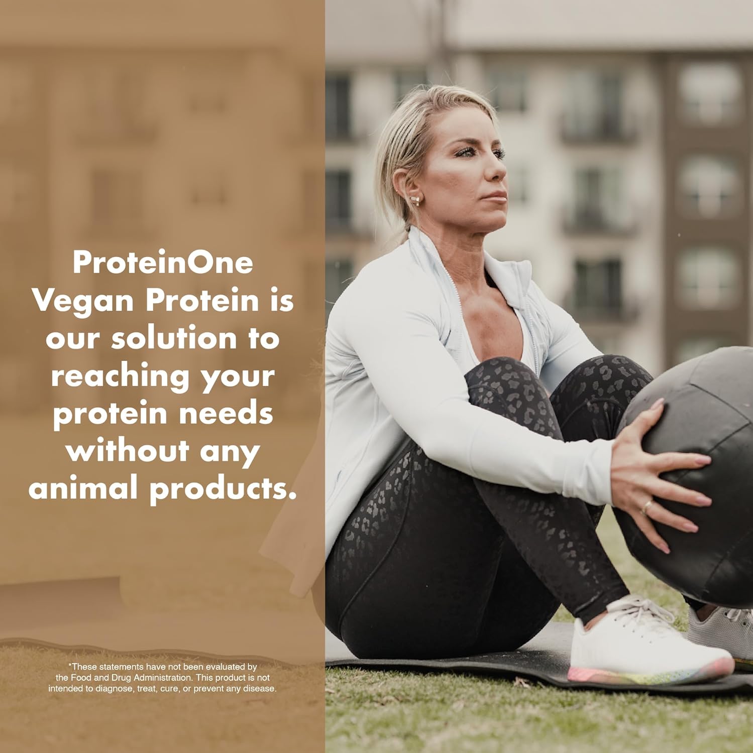 Dairy-Free Chocolate Milk Vegan Protein Powder with Pea and Rice Protein - NutraOne ProteinOne