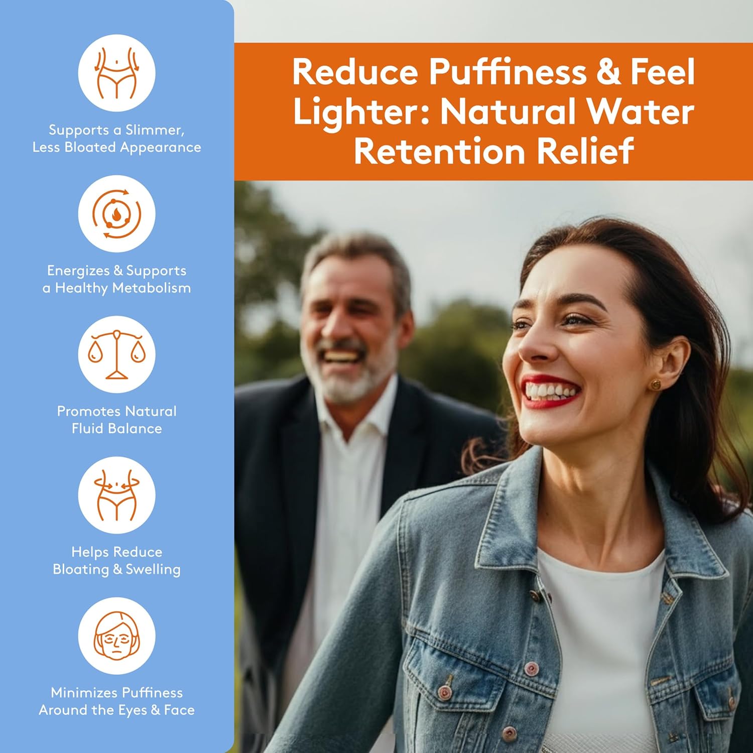 Dandelion Diuretic Pills for Belly Bloating & Water Retention - Herbal Solution for Swollen Legs & Feet - Natural Water Weight Away Supplement for Men & Women - 60 Capsules